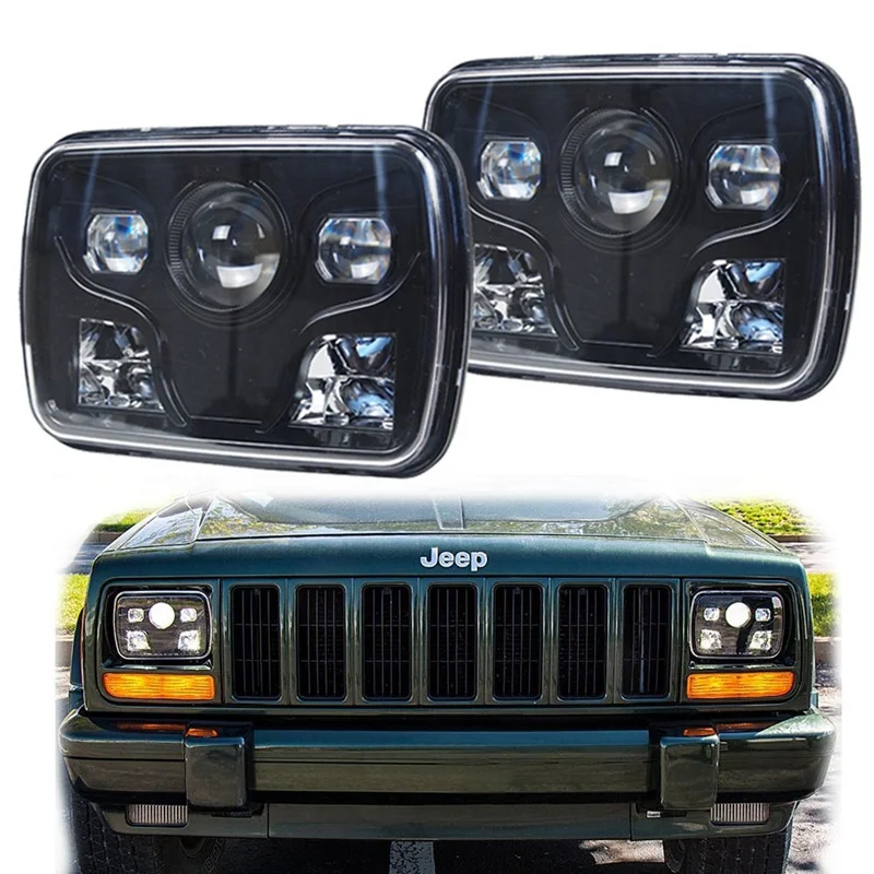 Для Jeep Cherokee r7x6 &quot80 Вт Светодиодный точечный фонарь одобренный Hi/Lo подходит для