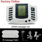 Медицинский Электрический стимулятор мышц, массажер машина для терапии акупунктурой для похудения, 16 подушечек