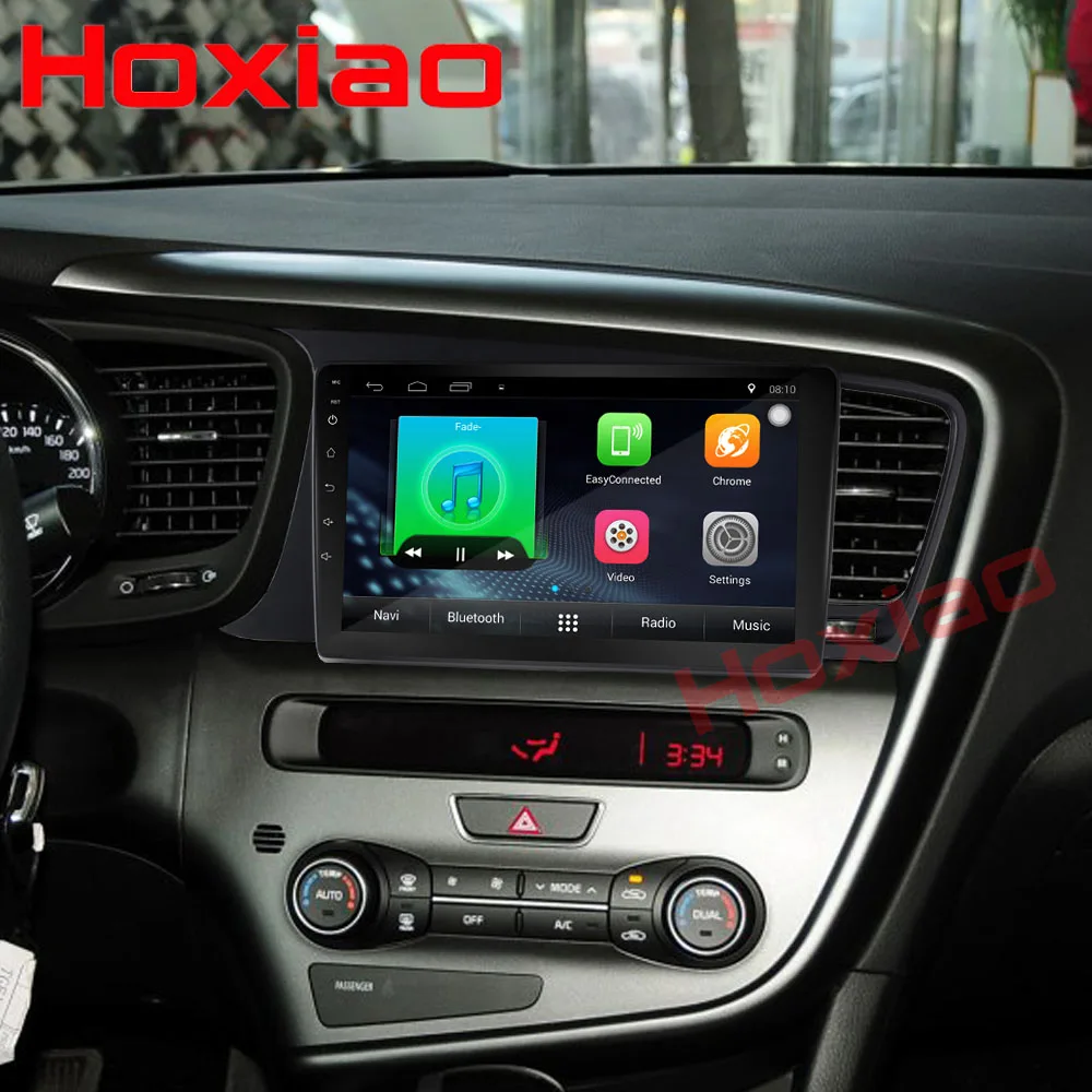 Android автомобильный аудио gps навигационный плеер для Kia K5 Optima 2011 2014 без Canbus 9