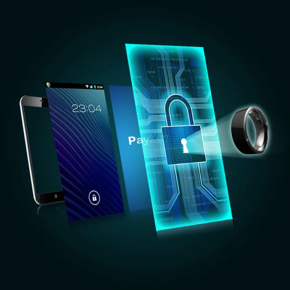 Смарт-кольцо NFC одежда Jakcom R3F технология Волшебный палец Смарт кольцо для Android Windows