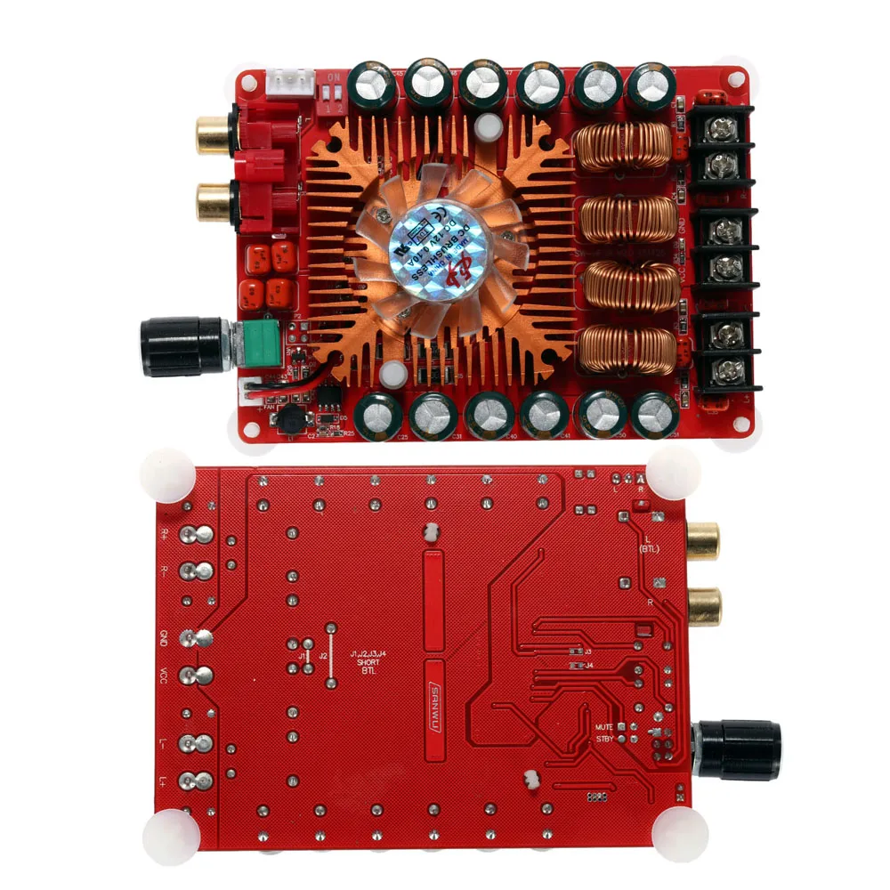 TDA7498E 2*160 Вт двухканальный АУДИО стерео высокой мощности Цифровой усилитель плата