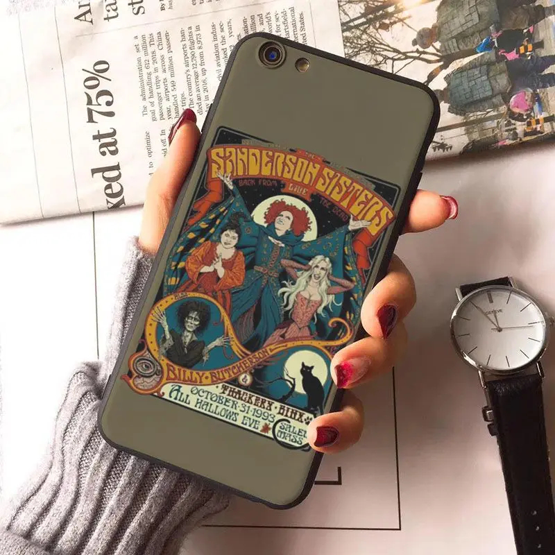 Персональный чехол для телефона MaiYaCa hocus pocus iphone 5s 5c SE 6s 6plus 7 8X8plus|Чехлы-накладки| |