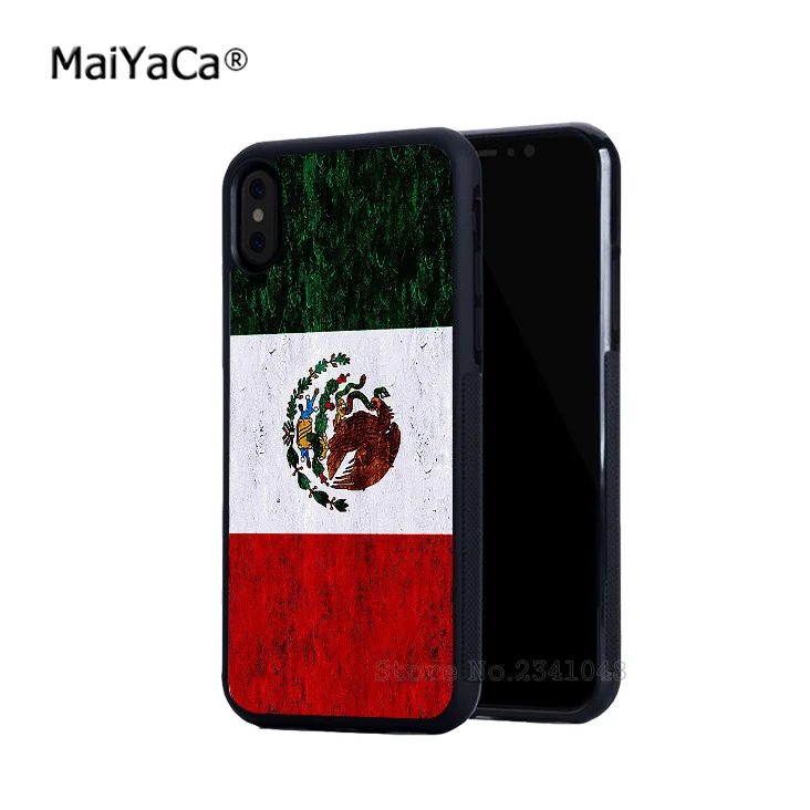 Флаг Мексика силиконовый мягкий край мобильный телефон чехлы для iphone 11 pro max 5s se 6s