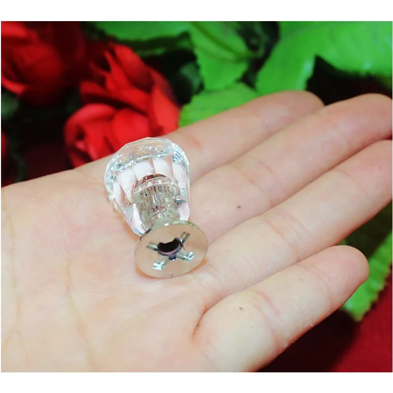 

Bulk Water Drop Handle Acrylic Knobs and Handles Door Alloy Handle Cupboard Drawer Kitchen Pull Knob Furniture,18*29mm,40Pc