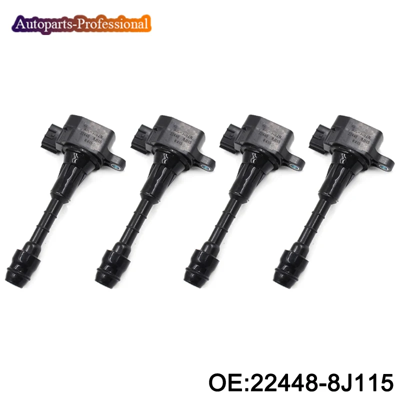 

4 pcs/lot 22448-8J115 22448 8J115 224488J115 For Nissan Altima Maxima 3.5L 4.0L V6 Infiniti New Ignition Coil car accessories