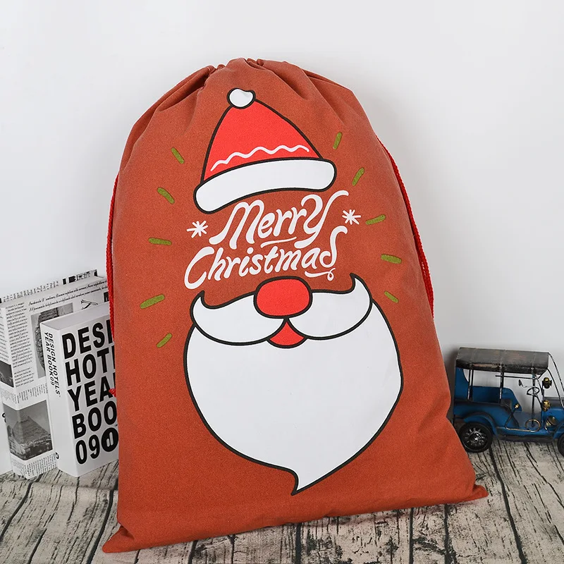 2018 Новое поступление подарок при покупке! Сумка Kerst 15 Stijlen Rode шнур холст Санта Зак