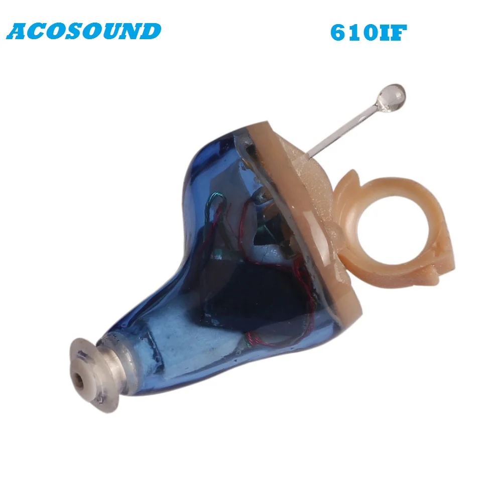 AcoSound 610IF Цифровые слуховые аппараты, программируемые слуховые аппараты, невидимые слуховые аппараты CIC, звуковые усилители, инструменты для ухода за ушами