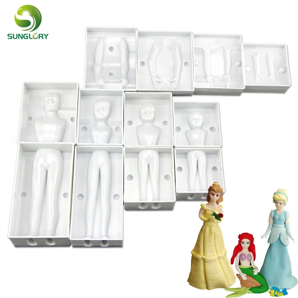 Украшения для выпечки Fondant 3D форма торта в форме людей семейный набор форм
