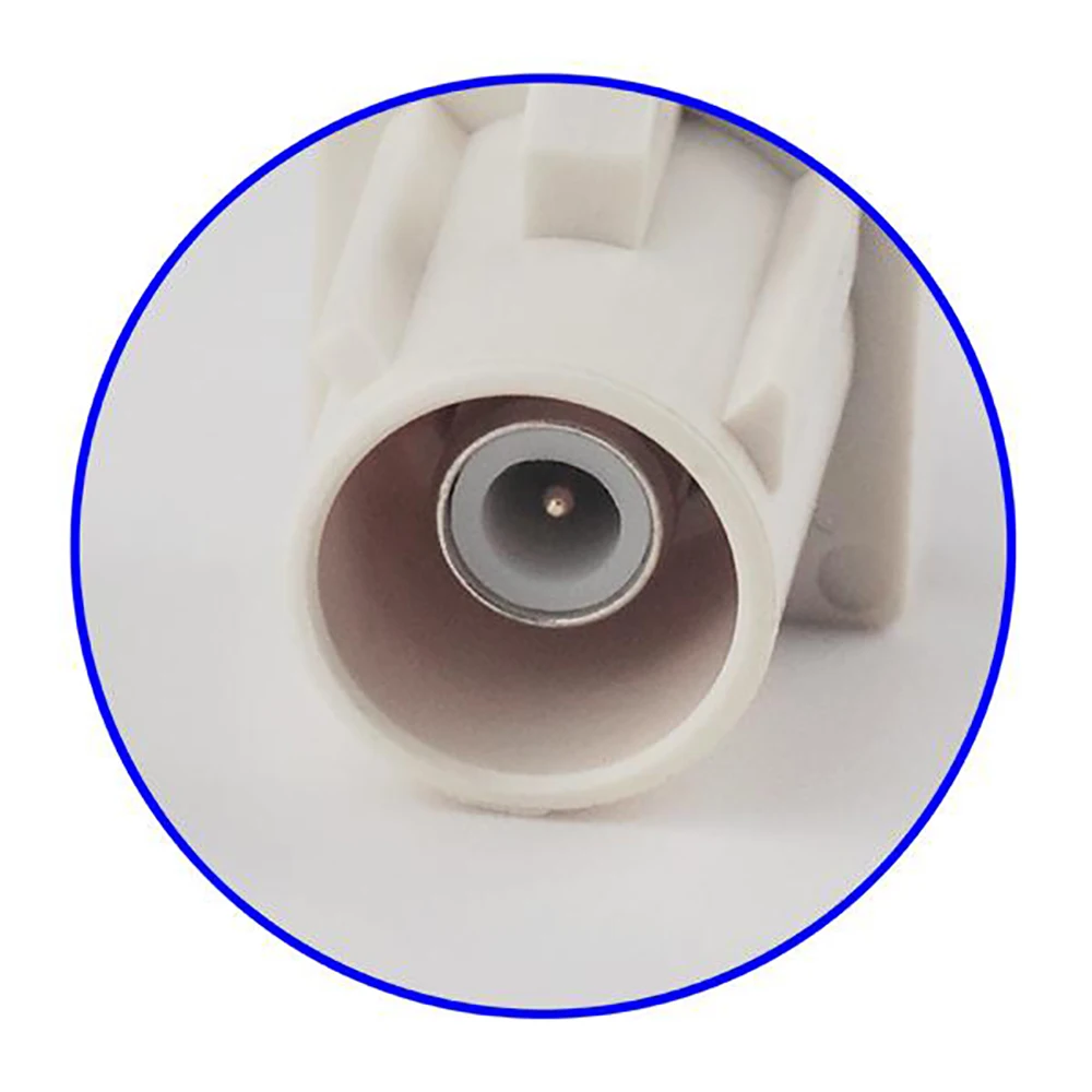 

Superbat 10pcs Fakra B white/9001 Plug Male End Launch PCB Mount Right Angle RF Coaxial Connector