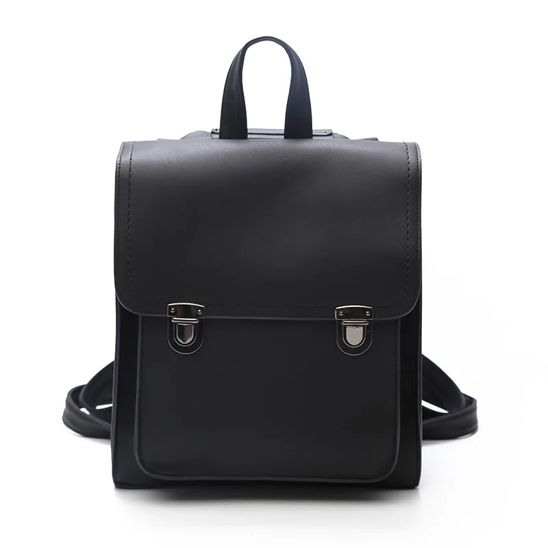 2019 Vintage Women Backpacks High Quality Leather Female Ladies Bag Korean Student Backpack Girl Preppy Style School | Багаж и сумки