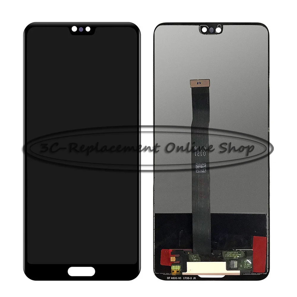 Оригинальный 5 8 дюймов для Huawei P20 EML L09 AL00 L29 Полный ЖК дисплей + сенсорный экран