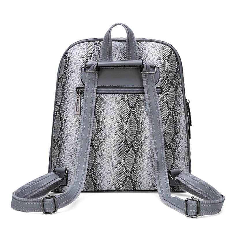 Aelicy женская сумка для змеиной кожи PU кожаный женский рюкзак Feminina Mochila Escola школьный модный дорожный школьный рюкзак