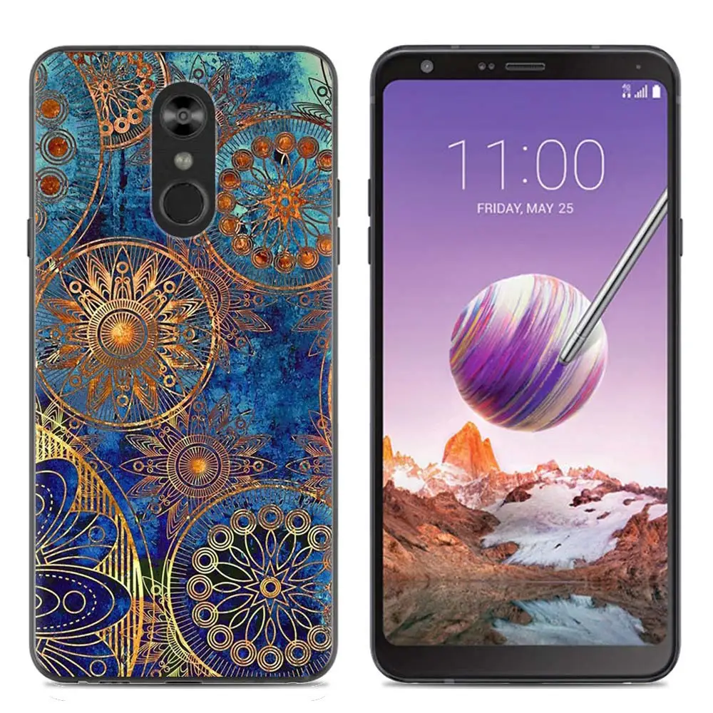 Чехол для телефона LG Q Stylo 4 6 2-дюймовый мягкий чехол из ТПУ с изображением