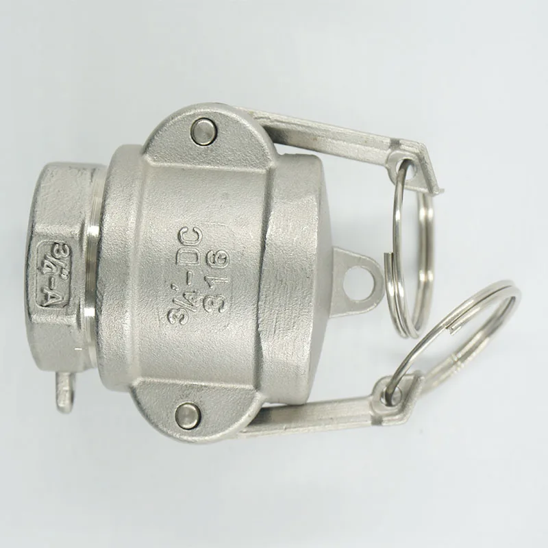 1/2 "до 4" Тип DC + A пылезащитный колпачок с гнездовым адаптером Stianless steel 304