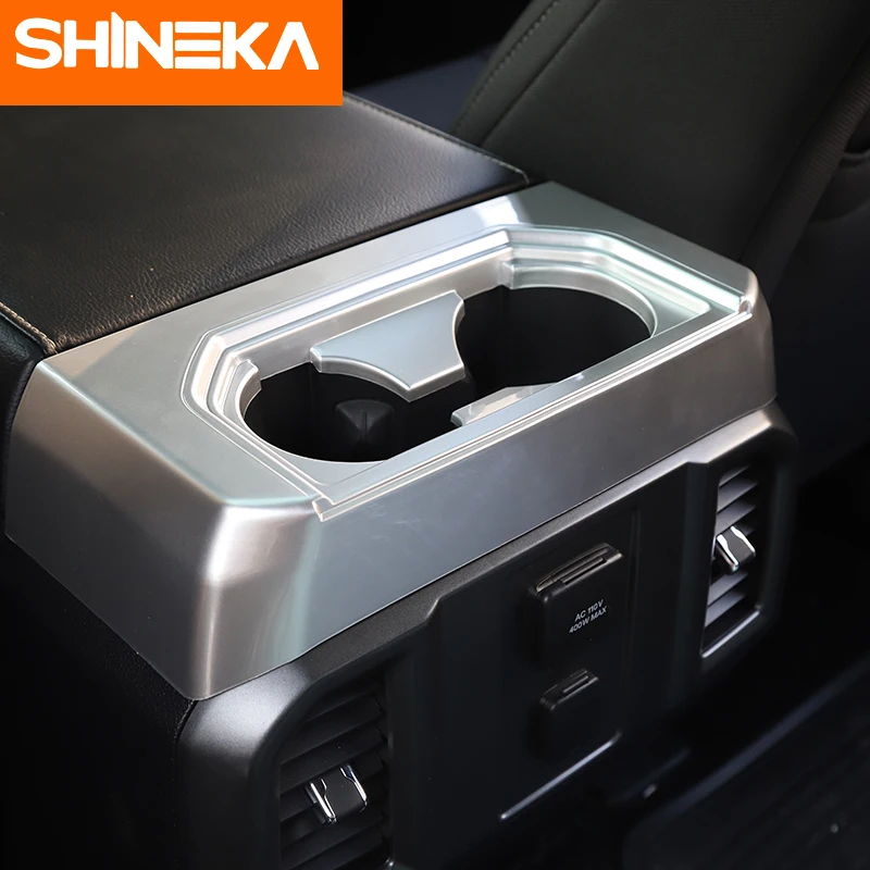 Молдинги для интерьера SHINEKA ford f150 2016 + подставка чашки декоративные наклейки