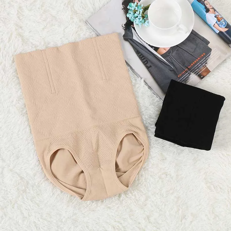 Бесшовные женские трусики с высокой талией Корректирующее белье для похудения