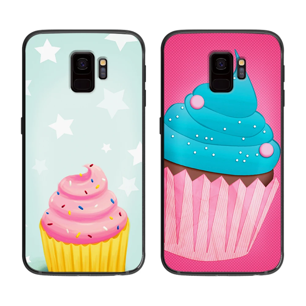С рисунком пончика для samsung Galaxy A5 A6 A7 A8 A9 2018 2019 плюс M10 M20 M30 мягкий чехол