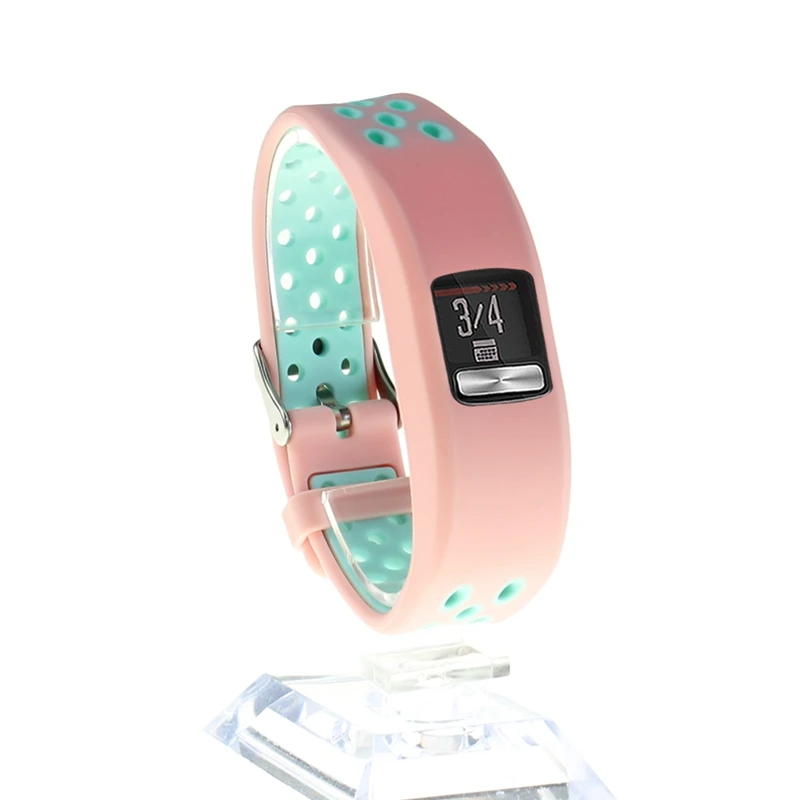 FIFATA Silicone Wristband For Vivofit 4 Strap Smart Band Garmin Bracelet Sport Watch Metal Clasp Accessories | Электроника