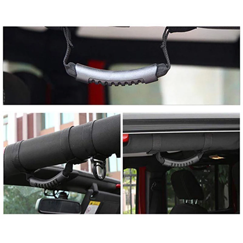 4 шт. рукоятка для захвата Тяговая планка Jeep Wrangler YJ TJ JK JKU Sports Sahara Freedom Rubicon Door