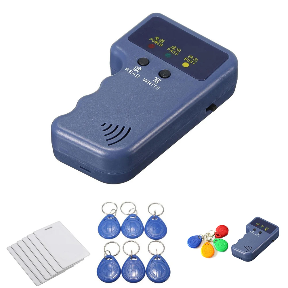 Ручной 125 кГц Дубликатор RFID Писатель rfid дубликатор EM ID копир + 5 шт. EM4305/T5577/CET5200 перезаписываемые магнитные