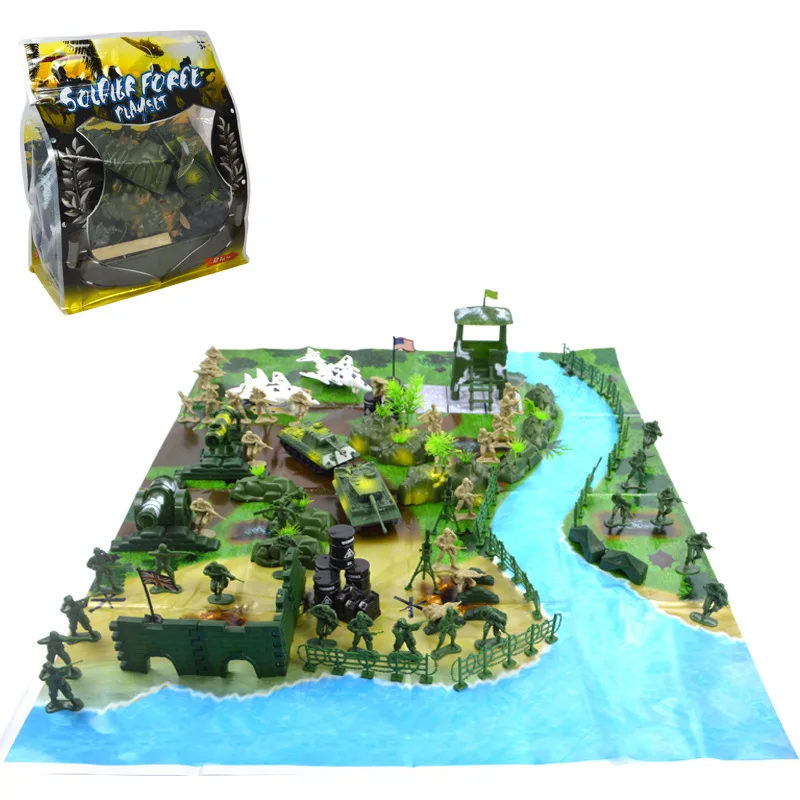 S Toy Diy Sandbox Game Mini Soldier Playset Model Toy For Boy Gifts