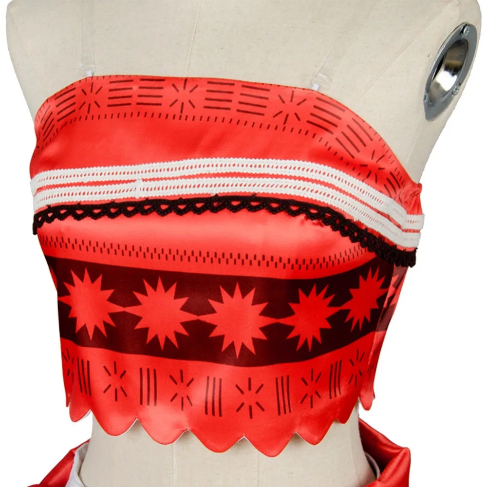 Моана принцесса косплей платье Косплей Костюм Полный комплект uniformхэллоуин