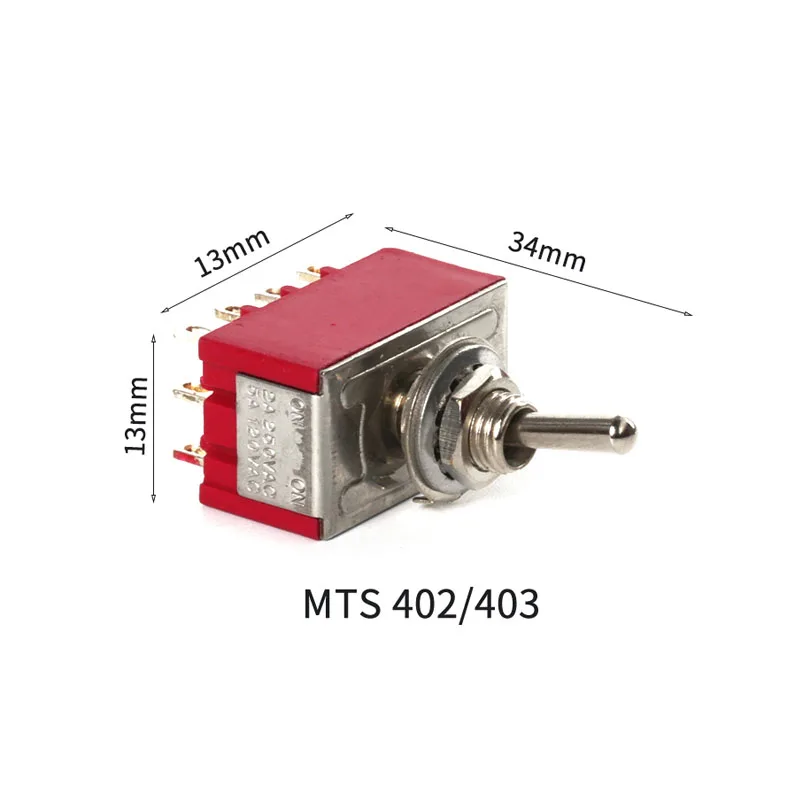 1 шт. 12 контактный мини переключатель 4PDT ВКЛ./вкл. ВКЛ. 2A250V/5A125VAC MTS 402 403|switch switch|switch