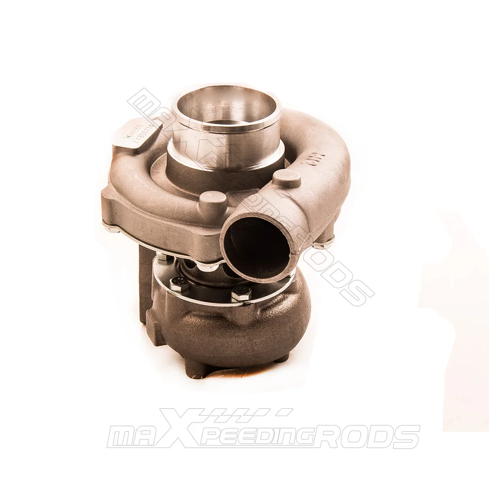 Turbo T3 T4 T04E Com/R. 50 Tur/R. 63 масла холодной 5 болт Flangeoil Турбокомпрессор для воды + масло
