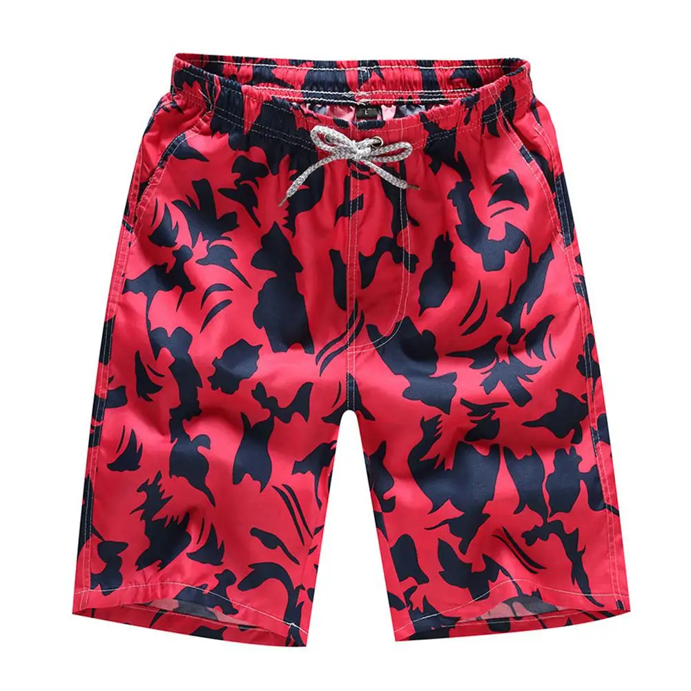 2019 Men Summer Casual Drawstring Seaside Surfing Printing Quick Dry Shorts | Спорт и развлечения
