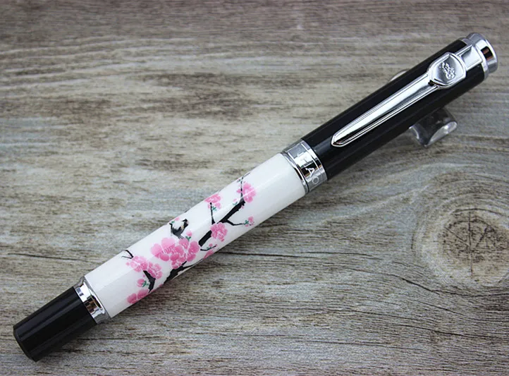Jinhao 8802 Chinaware шариковая ручка с цветущей птицей высокого качества шариковые ручки