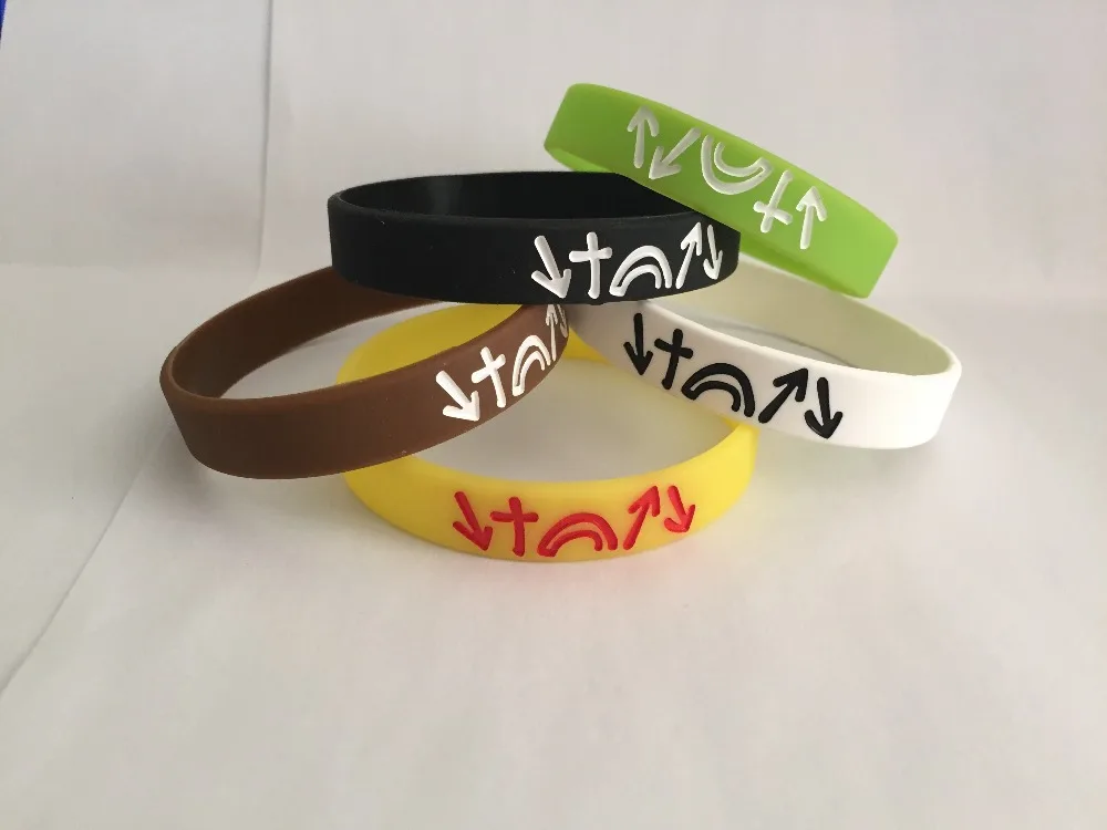 Браслет Силиконовый с изображением Иисуса Христа из он умер 5 цветов