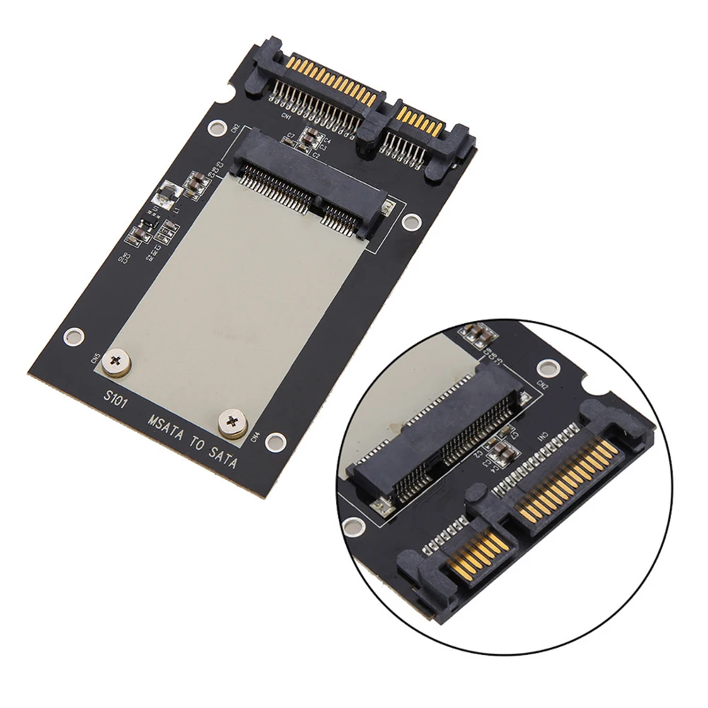 MSATA SSD до 2,5 дюймов SATA III адаптер карты Жесткий диск конвертер Модуль платы