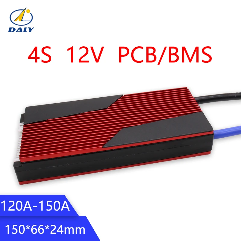 Daly Завод Лидер продаж 12 В LiFePO4 BMS 4S 120A/150A 14,8 в 18650 батарея BMS пакеты Защитная плата баланс Интегральные схемы