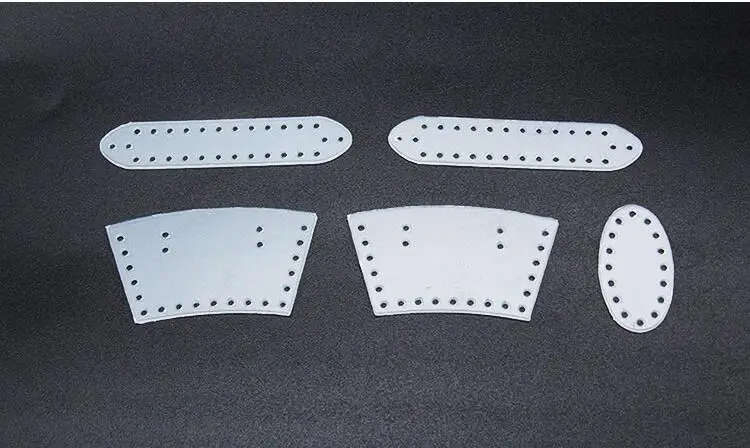 DIY Кожаная Мини сумка маленькая пищевая подвеска в виде корзины для шитья шаблон ПВХ