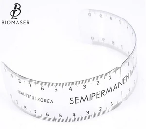 Перманентные макияжные трафареты, пластиковая бровь-линейка для нанесения татуировки, косметический инструмент для формирования, наклейка для начинающих, принадлежности для микроблейдинга