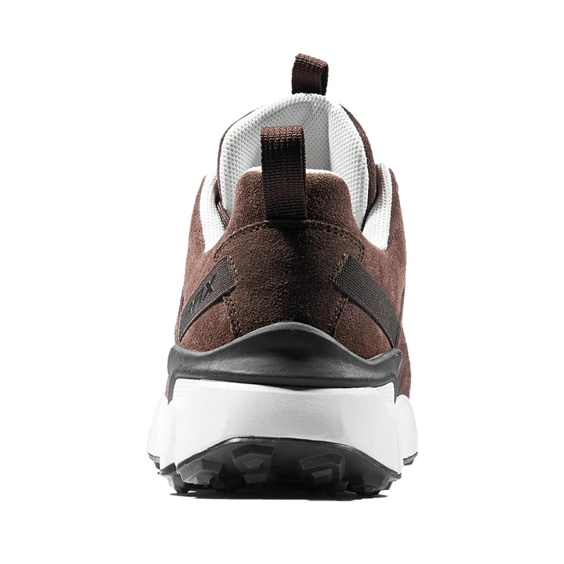 Мужские Нескользящие кроссовки Rax серые теплые дышащие для бега на шнуровке зимы