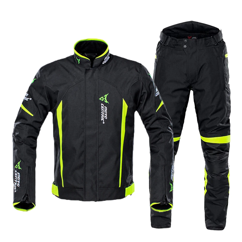 1702-Green Suit MOTOCENTRIC мотоциклетная куртка, мотоциклетная куртка, водонепроницаемая, для езды, гоночная, мотоциклетная куртка, защита с удалением, для мужчин - Цвет: 1702-Green Suit