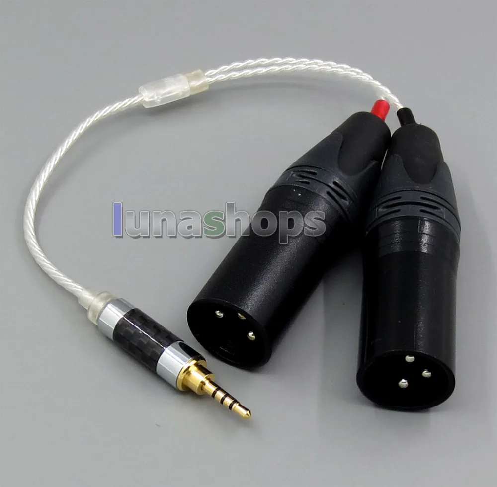 

TRRS 2.5mm Balanced To 3pin XLR Male Audio Silver Cable For IRIVER AK240 AK320 AK120 AK100 ii AK380 LN005241
