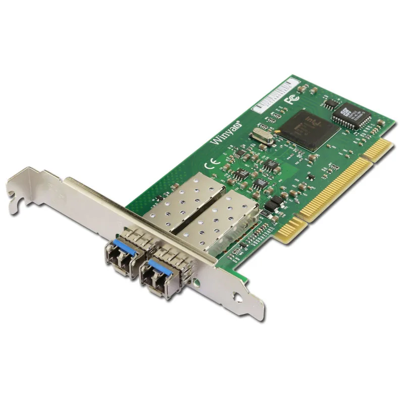 Winyao WY546DF-LX PCI настольная 2-портовая гигабитная волоконная lan Карта для 82546 PWLA8490LX