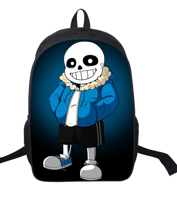 16 дюймов Undertale печати рюкзак для мальчиков и девочек, школьные сумки для мальчиков Для женщин на каждый день Детский рюкзак Наплечные рюкзаки подарочная сумка - Цвет: 004