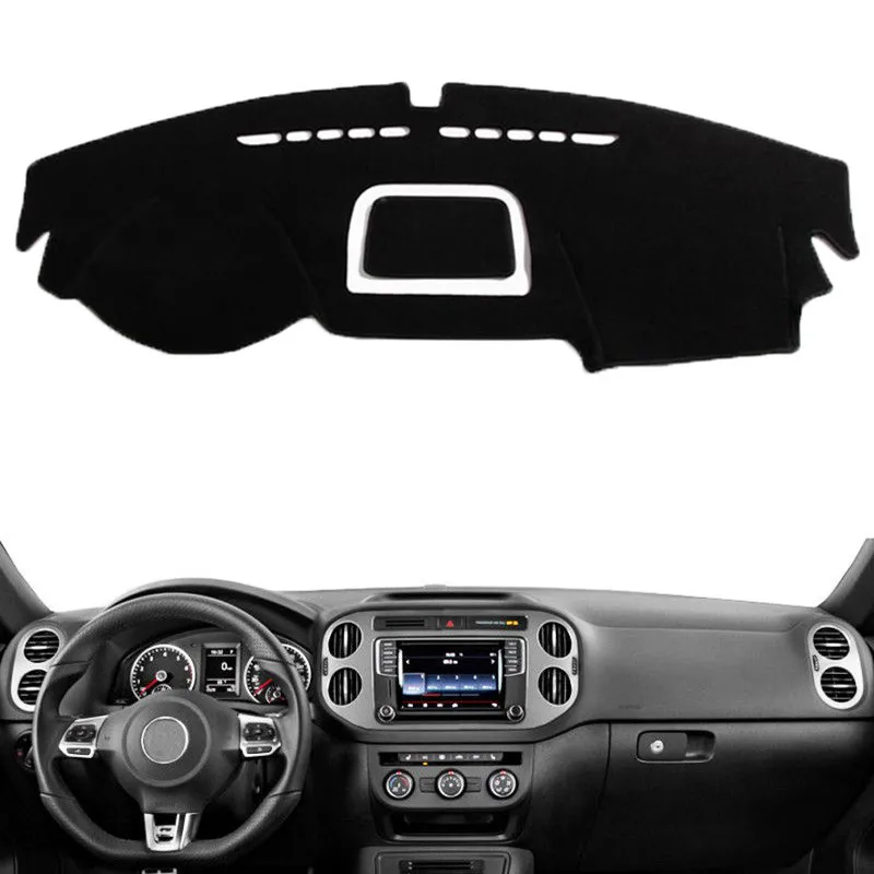 

For Volkswagen VW Tiguan 2009-2015 Car Dashboard Cover Mat Dashmat Pad Anti-UV Sun Shade Instrument Panel Carpet Car Accessories