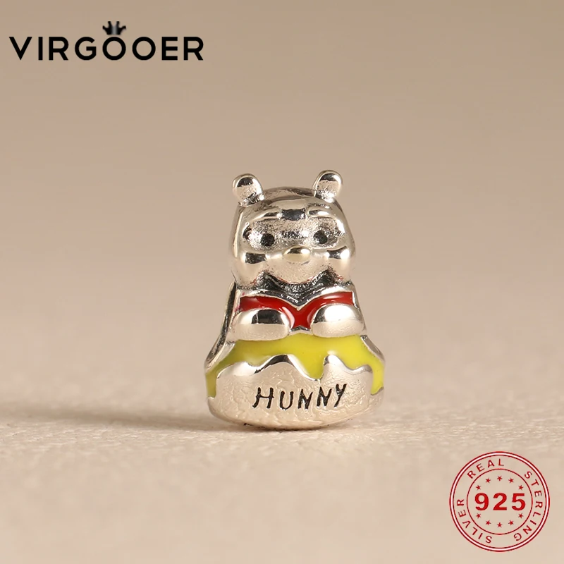 Virgooer Jewelry 925 Sterling Silver Family Horse Mickey Beads Pendants For Making Fit Original Pandora Charm Bracelets |