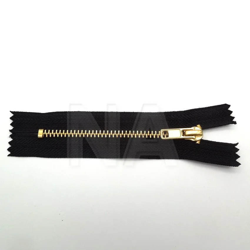 #4 Белый Черный Хаки Швейные металлические молнии короткие закрытые высокого