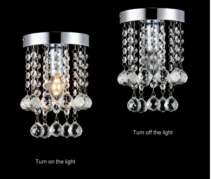 Современный блеск E14Crystal люстры освещение лестница подвесной светильник для фойе