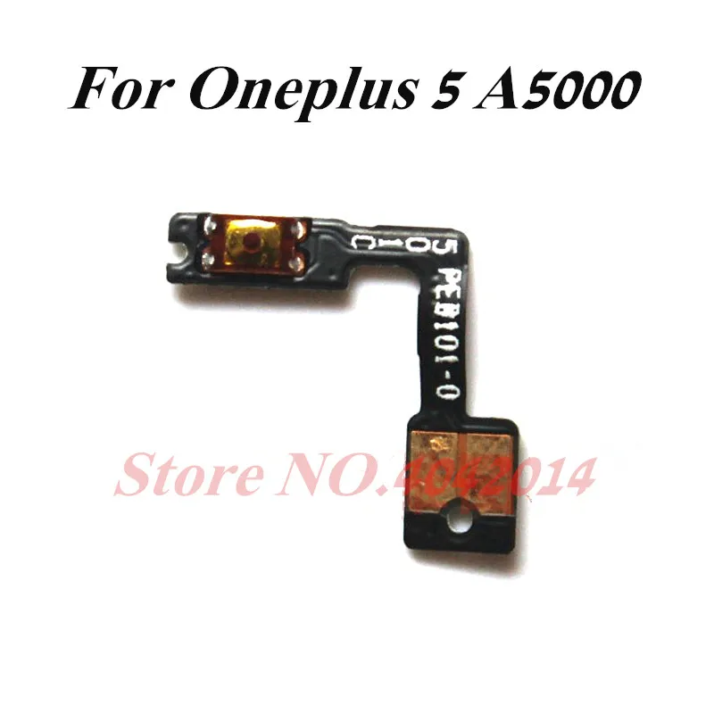 

10 Original Power ON/OFF Button side button key flex cable FPC For Oneplus 5 1+5 A5000 power switch cable Replacemen Parts