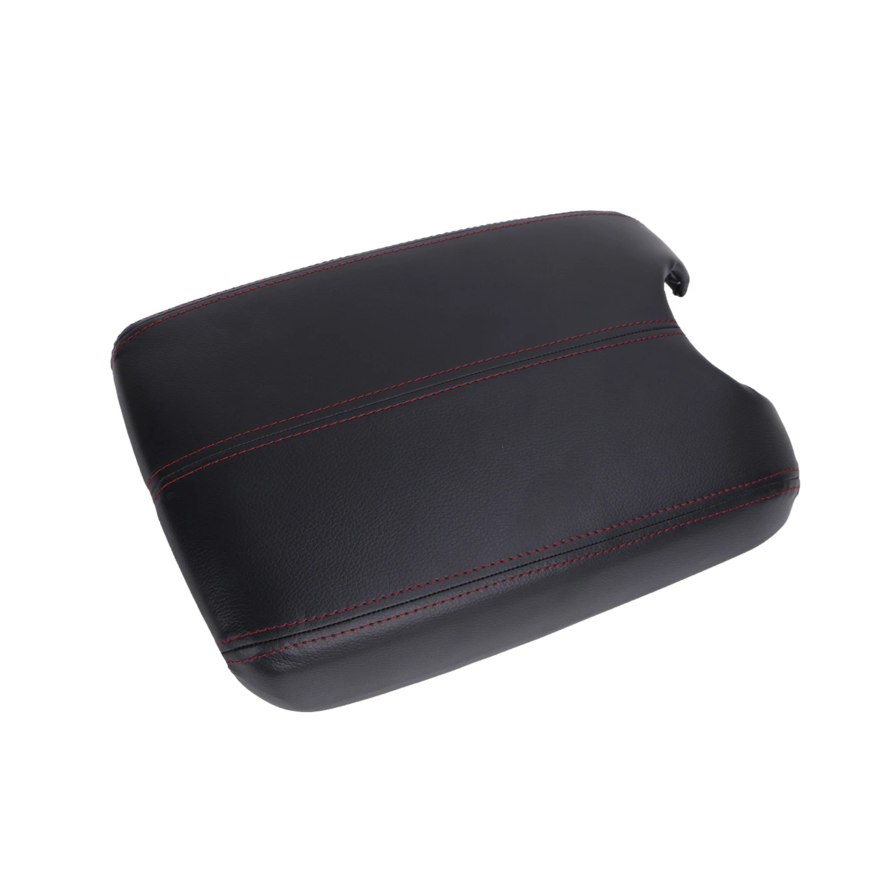 Черный кожаный ящик для хранения консоли подлокотник подлокотника крышка крышки