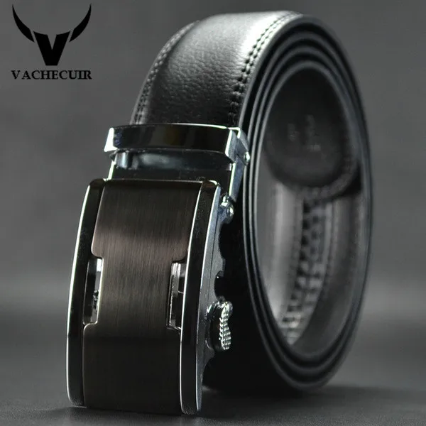 

VACHECUIR Marcas Cintos Famous Brand Luxury Belt Men cowboy Male Waist Strap Genuine Leather Belt Alloy Buckle long strap Q126