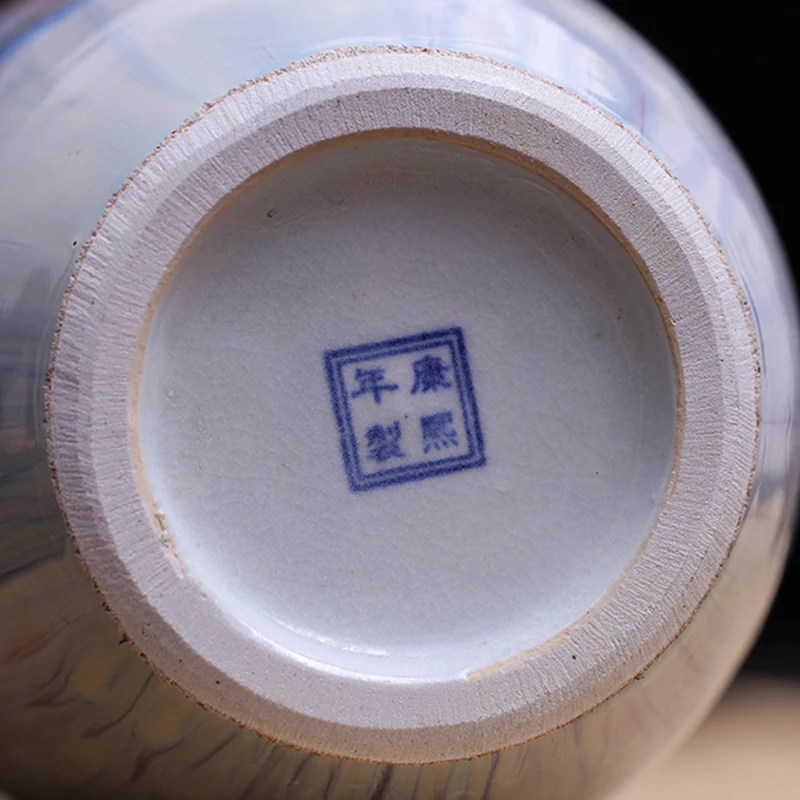 Керамическая ваза в виде граната Цзиндэчжэнь старинная классическая домашняя