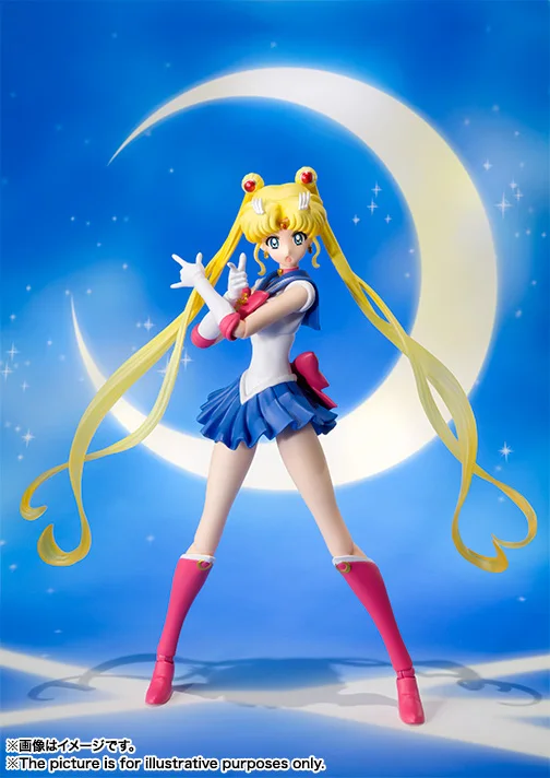 Оригинальный аниме Pretty Guardian Sailor Moon Crystal бандаи тамаши нациями S.H.Figuarts/SHF фигурка