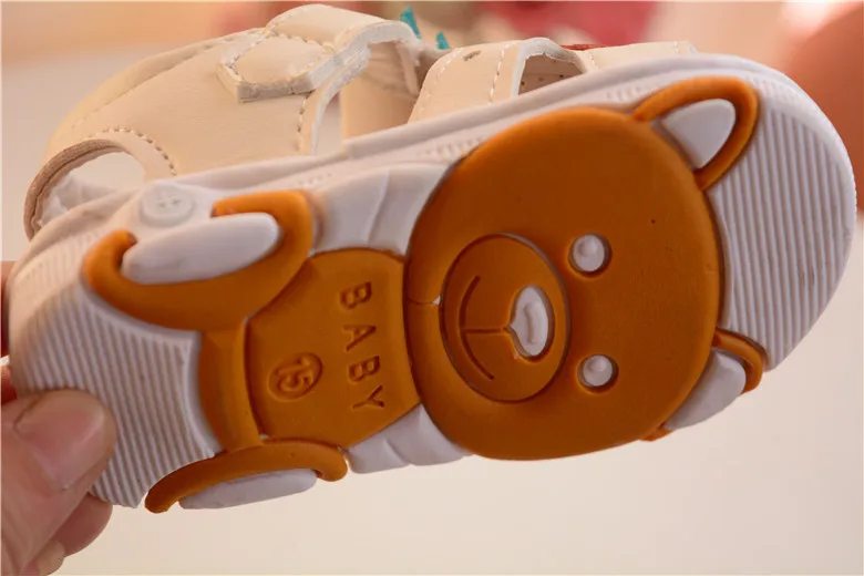 Г. летние милые детские сандалии спортивная обувь для мальчиков и девочек от 0 до 15 месяцев обувь с мягкой подошвой для новорожденных пляжная обувь